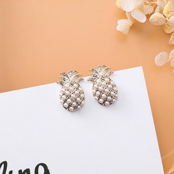 Unique Zone Jewelry - ❤️️NEW UNIQUE Pineapple Handmade Stud Earrings C16